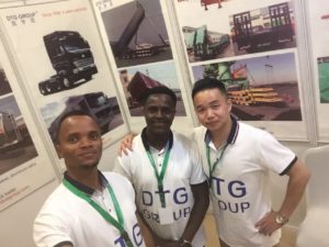 dtg group exhibition team truck trailer