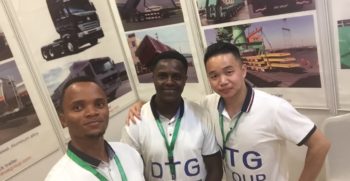 dtg group exhibition team truck trailer