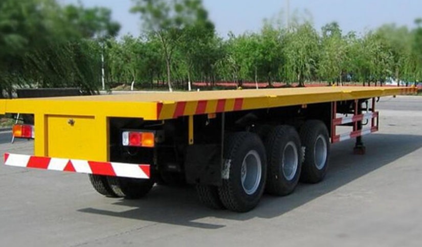 dtg group flatbed semi trailer, container trailer