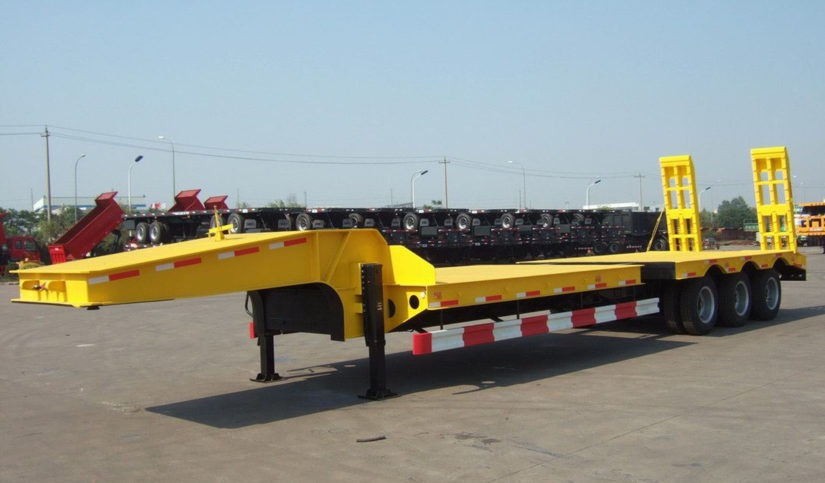 dtg group lowbed trailer, lowboy trailer, semi trailer