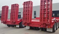 dtg group lowbed semi trailer, lowboy trailer