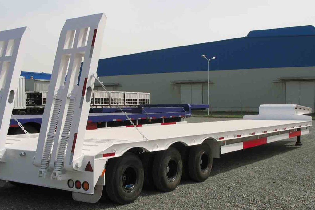 dtg group lowbed trailer, lowboy trailer, semi trailer