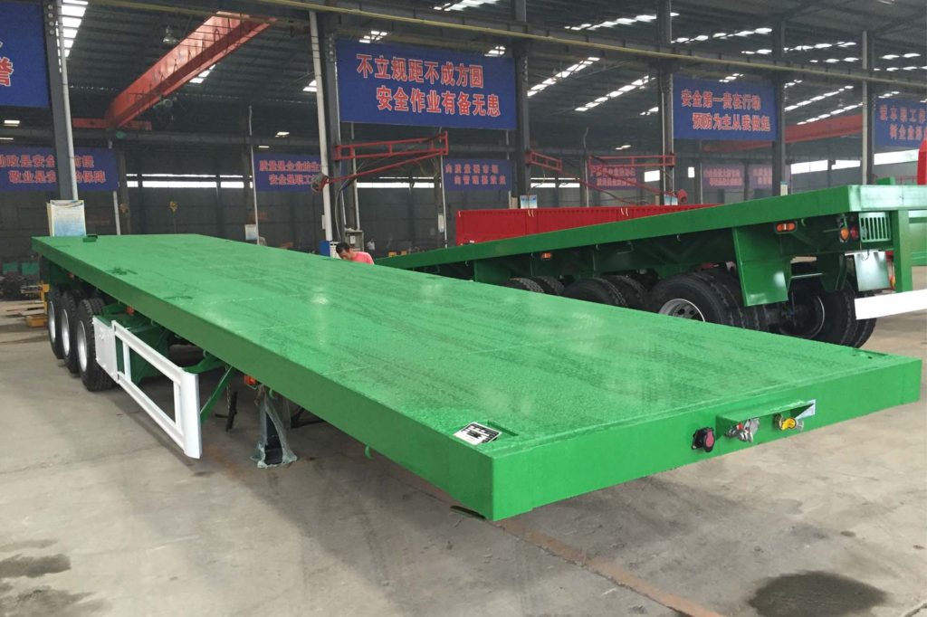 dtg group flatbed semi trailer, container trailer