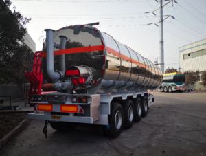 Crude Tar tank trailer with heater DTG Group