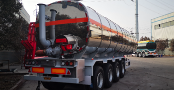 Crude Tar tank trailer with heater DTG Group