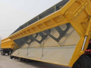 side tipper semi trailer