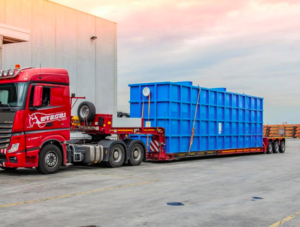 dtg low bed semi trailer