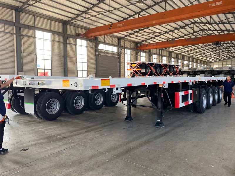 4 axle flatbed trailer for sale