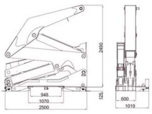 container lifting trailer